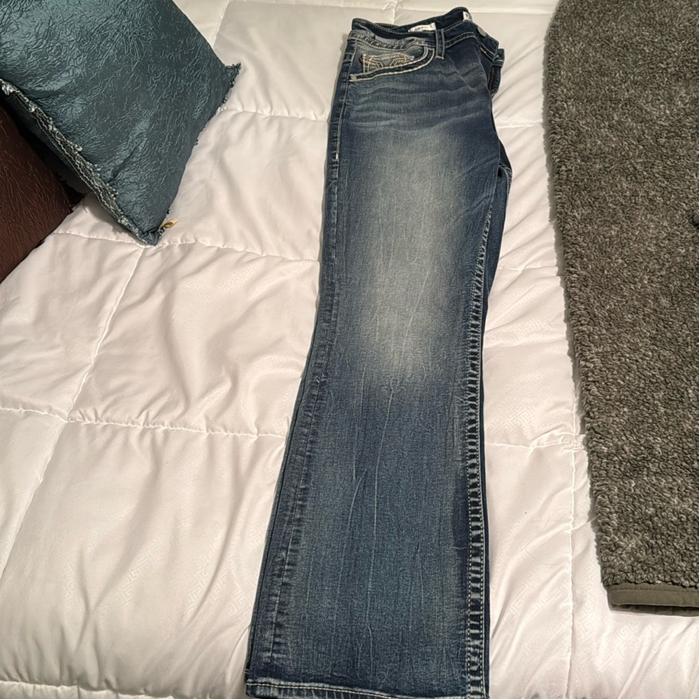 Vigos slim boot jeans size 14